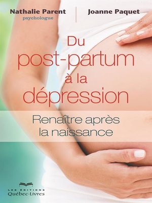 cover image of Du post-partum à la dépression